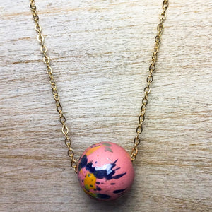 TERRA Big Ceramic charm necklace